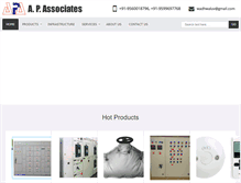 Tablet Screenshot of apassociates.in